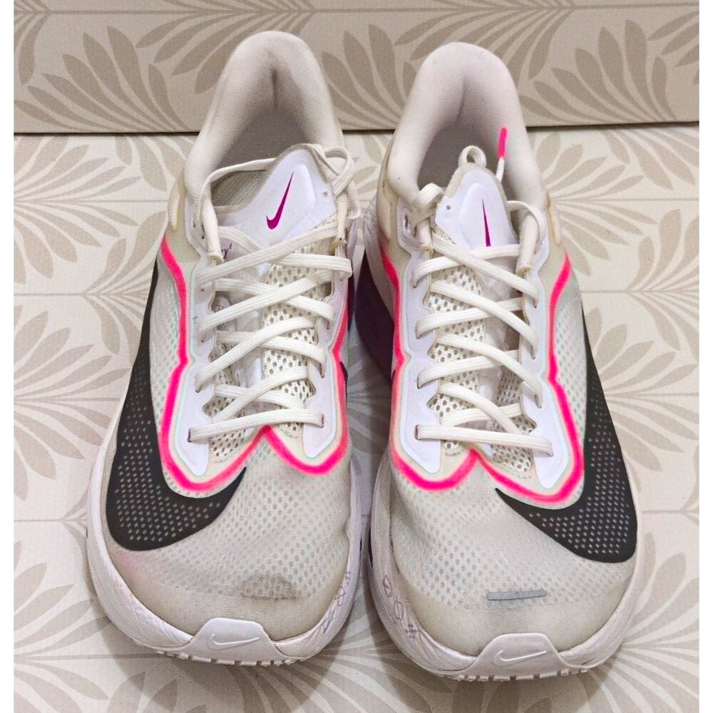 Nike Zoom Fly 6 Women's running Sneakers White/Black Pink 11 FN8455-101